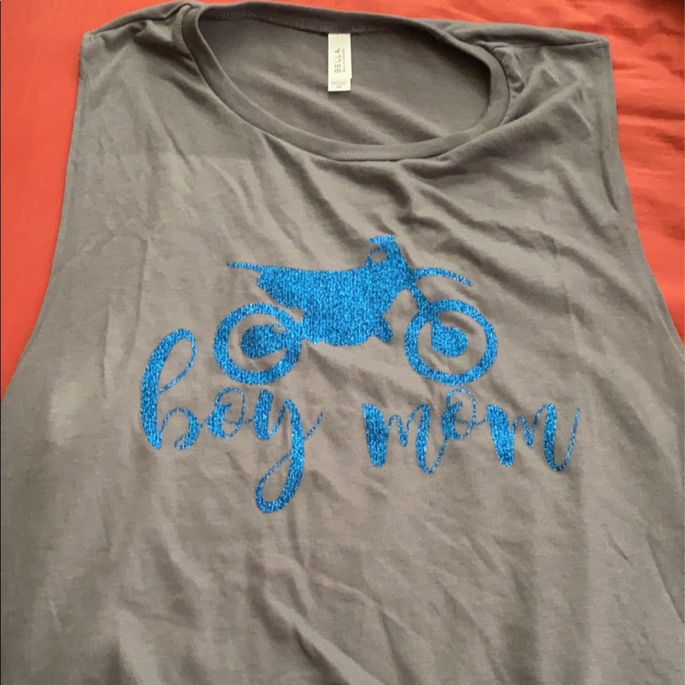 Boy mom tank